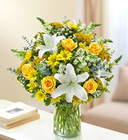 Ultimate Elegance<br>Yellow and White Davis Floral Clayton Indiana from Davis Floral